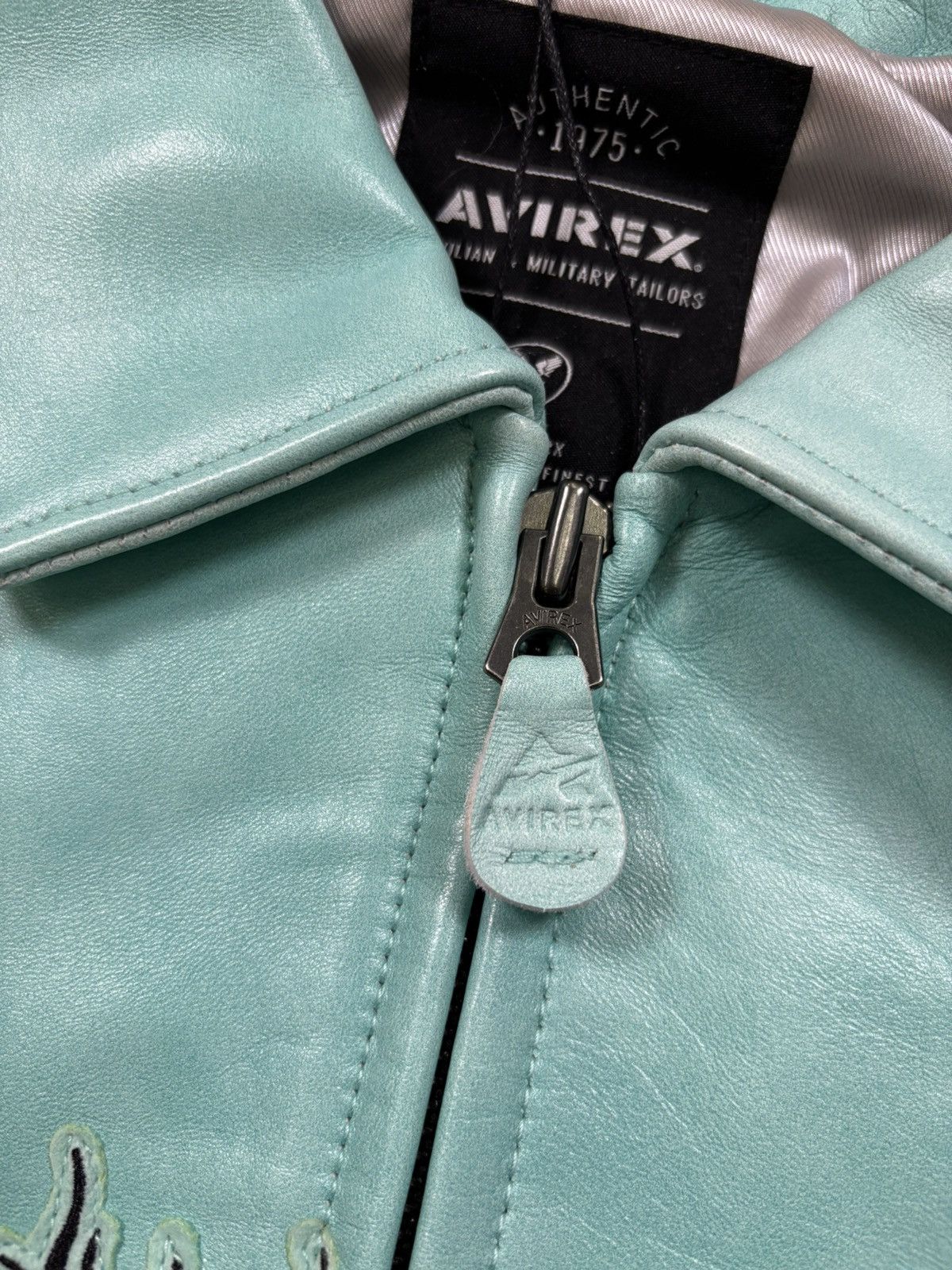 Avirex × HELLSTAR Hellstar x Avirex Jacket, Turquoise Size US S / EU 44-46 / 1 - 4 Thumbnail