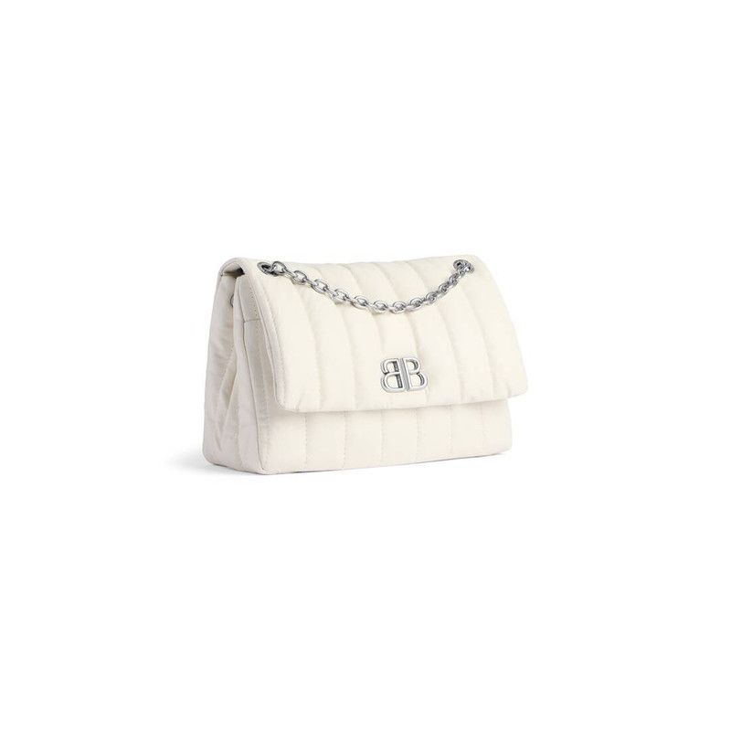 Balenciaga o1srvl11e0526 Size: OS / Monaco Mini Bag in White Size ONE SIZE - 2 Thumbnail