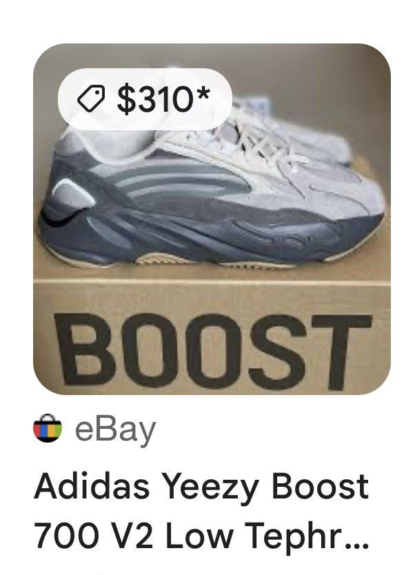 Adidas × Kanye West Adidas Yeezy Boost 700 V2 "Tephra" Size US 8 / EU 41 - 10 Thumbnail