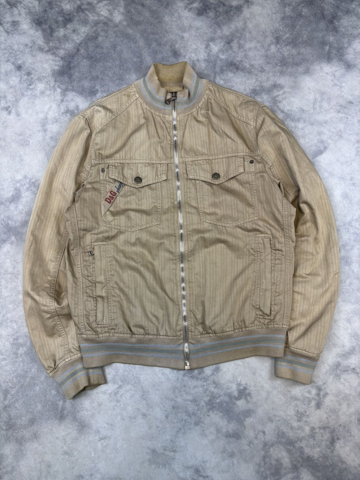 Designer × Dolce & Gabbana × Vintage Vintage Dolce & Gabbana D&G Bomber Jacket designer rare 90s Size US L / EU 52-54 / 3 - 1 Thumbnail