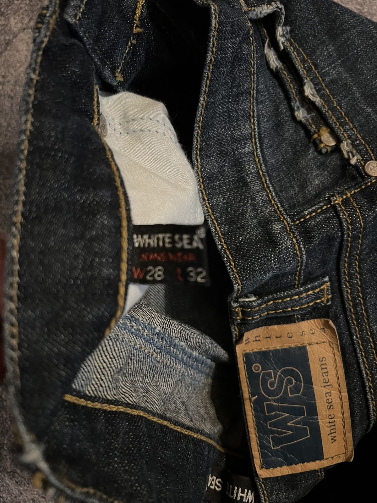Vintage Japanese Grunge Heavyweight — Distressed Archive Slim Jeans Size US 32 / EU 48 - 7 Thumbnail