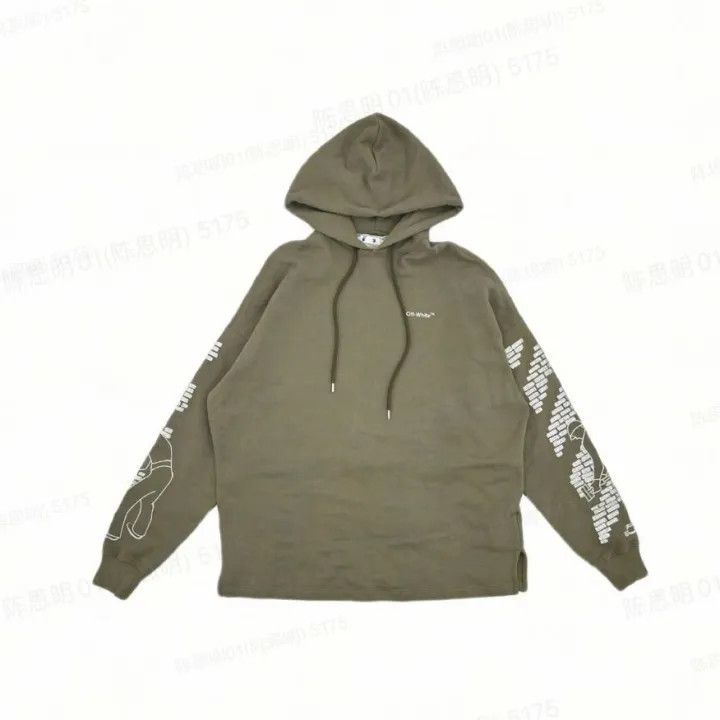 Off-White Off-White FW22 Arrow Logo Hoodie for Men 0079 Size US XXS / EU 40 - 1 Thumbnail