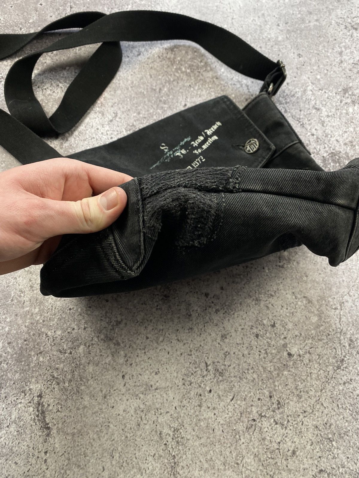 Japanese Brand × Junya Watanabe × Yohji Yamamoto Avant garde Junya watanabe Yohji Yamamoto Y2K distressed bag Size ONE SIZE - 6 Thumbnail