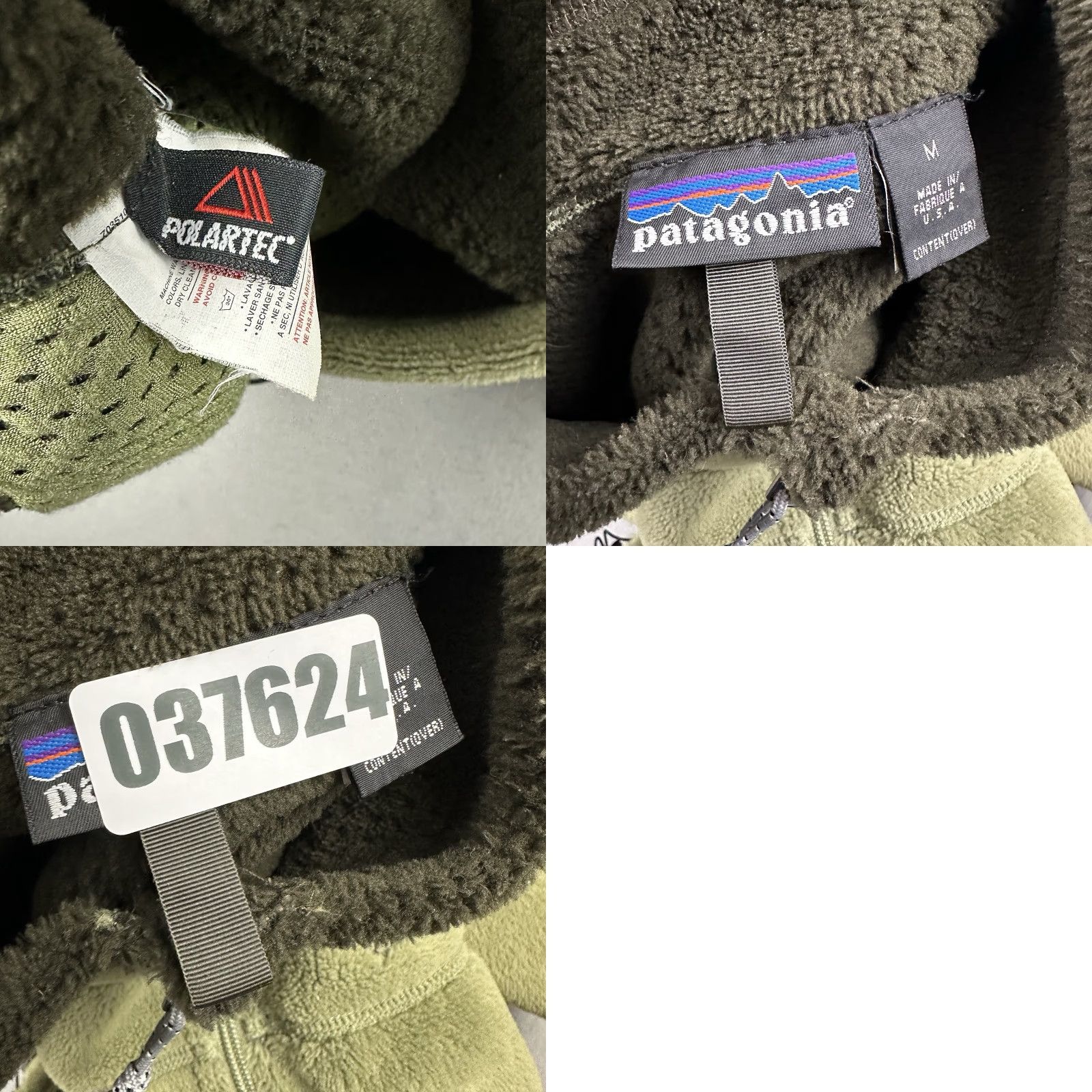 Patagonia Patagonia Jacket Men Large Green Regulator Fleece Windbreaker Zip Pockets Logo USA Vintage 90s Outdoor Hiking OPS Size US L / EU 52-54 / 3 - 8 Thumbnail