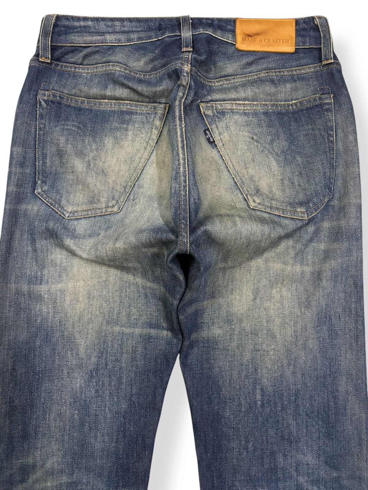 Levi's Levis Made & Crafted TackSlim Distressed Jeans Made in italy Size US 29 - 10 Thumbnail