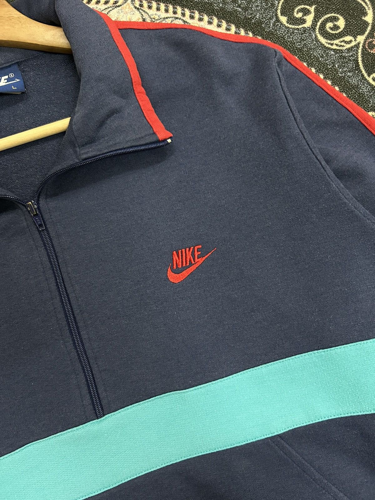 Nike Nike Vintage 80’s Halfzipper Size US L / EU 52-54 / 3 - 5 Thumbnail