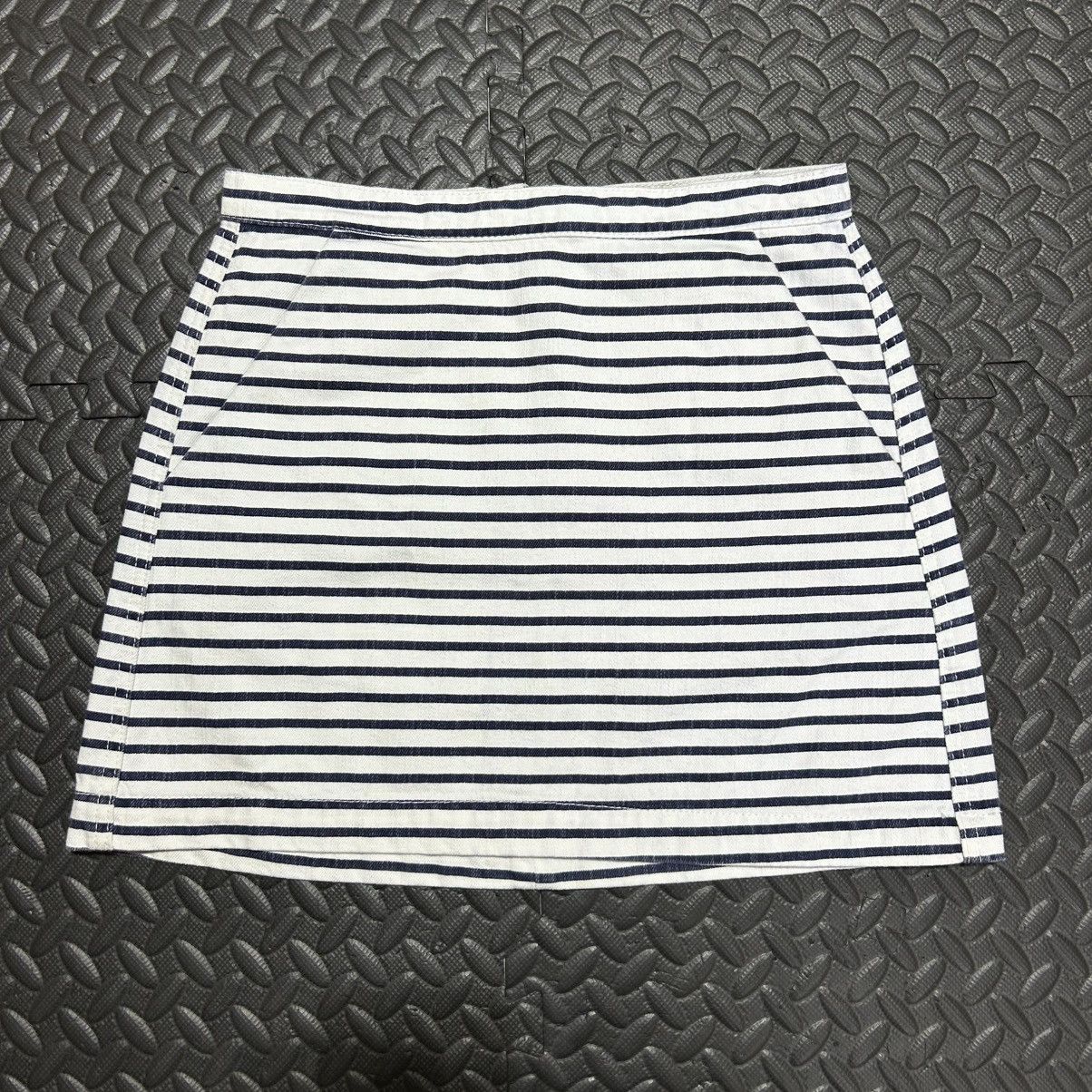 Topshop Topshop Petite Mini Skirt Striped Back Zipper Women’s 4 US Size 27" / US 4 / IT 40 - 1 Thumbnail