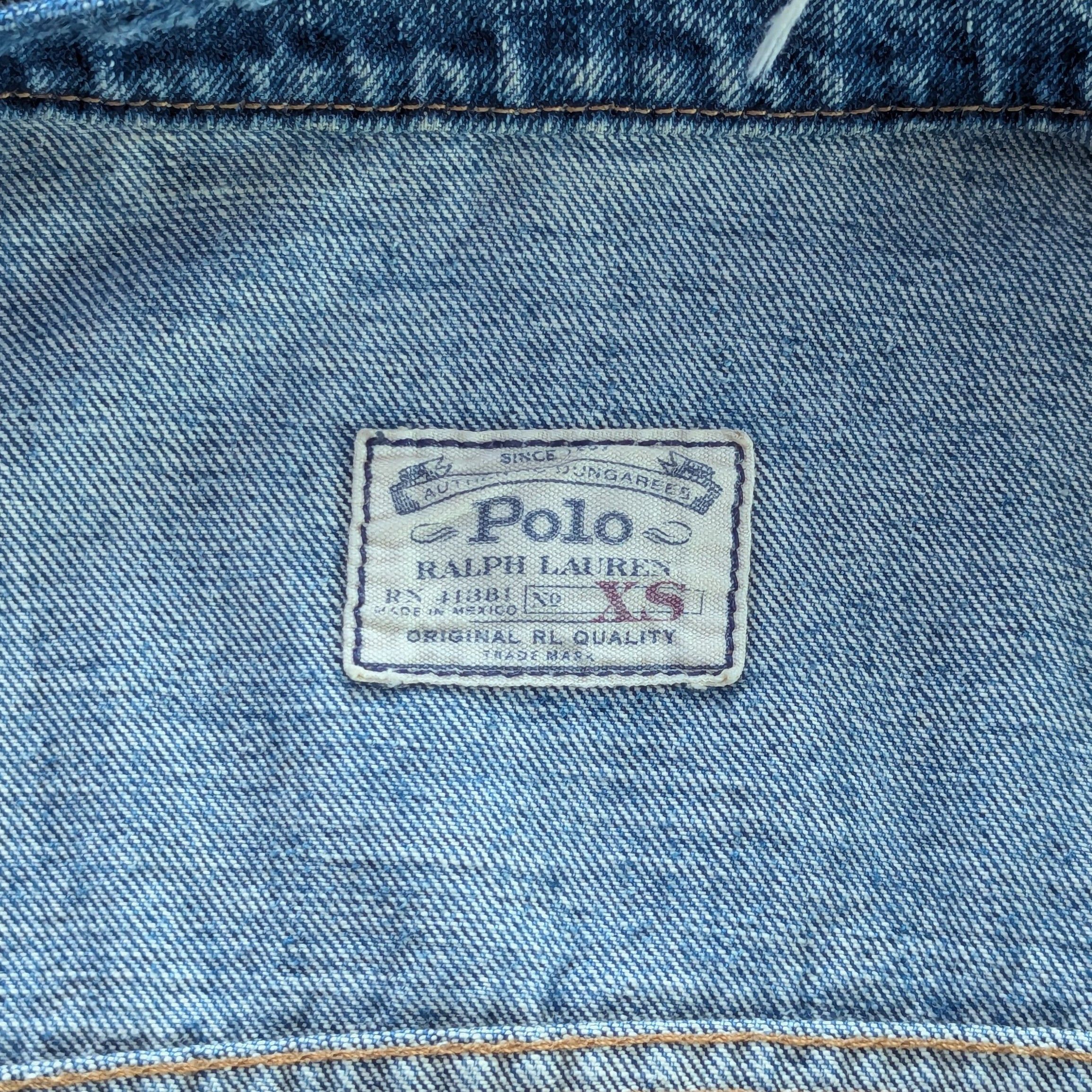 Polo Ralph Lauren Polo Ralph Lauren Denim Jacket Size XS Made In Mexico Size XS / US 0-2 / IT 36-38 - 11 Thumbnail