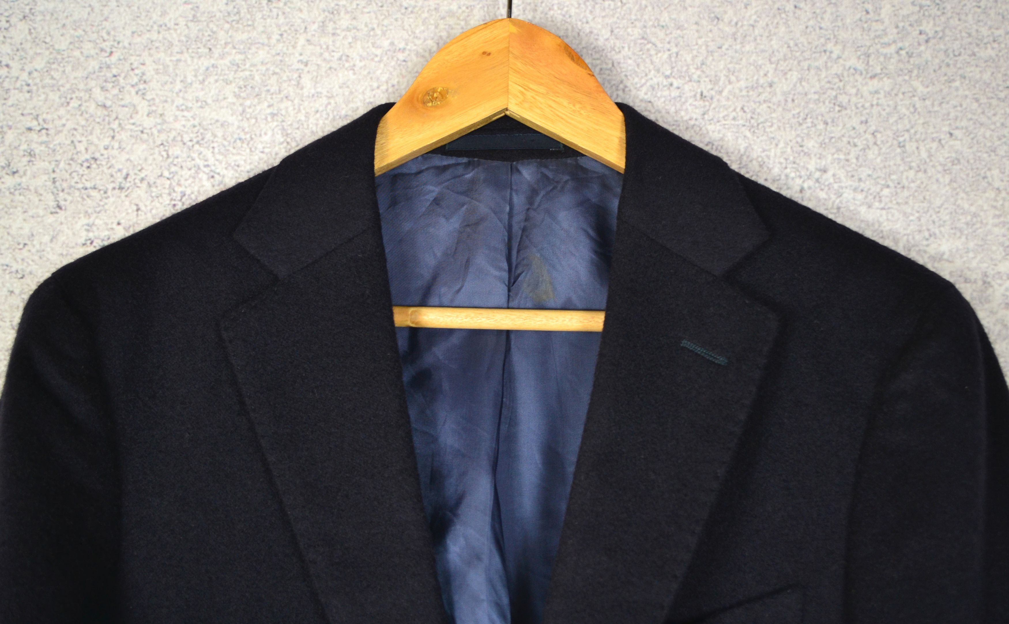 Suitsupply SUITSUPPLY HAVANA HL 100% PURE CASHMERE Dark Blue Blazer Size 44S - 5 Thumbnail