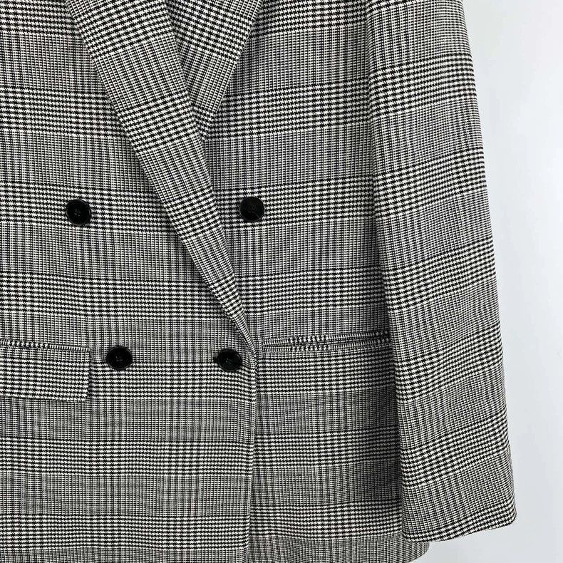 Celine Stella McCartney Houndstooth Pattern Blazer Size M / US 6-8 / IT 42-44 - 5 Thumbnail