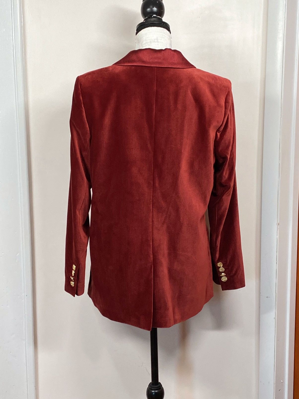 Alice + Olivia ALICE + OLIVIA Velvet Single-Breasted Blazer size 12 Size XL / US 12-14 / IT 48-50 - 9 Thumbnail