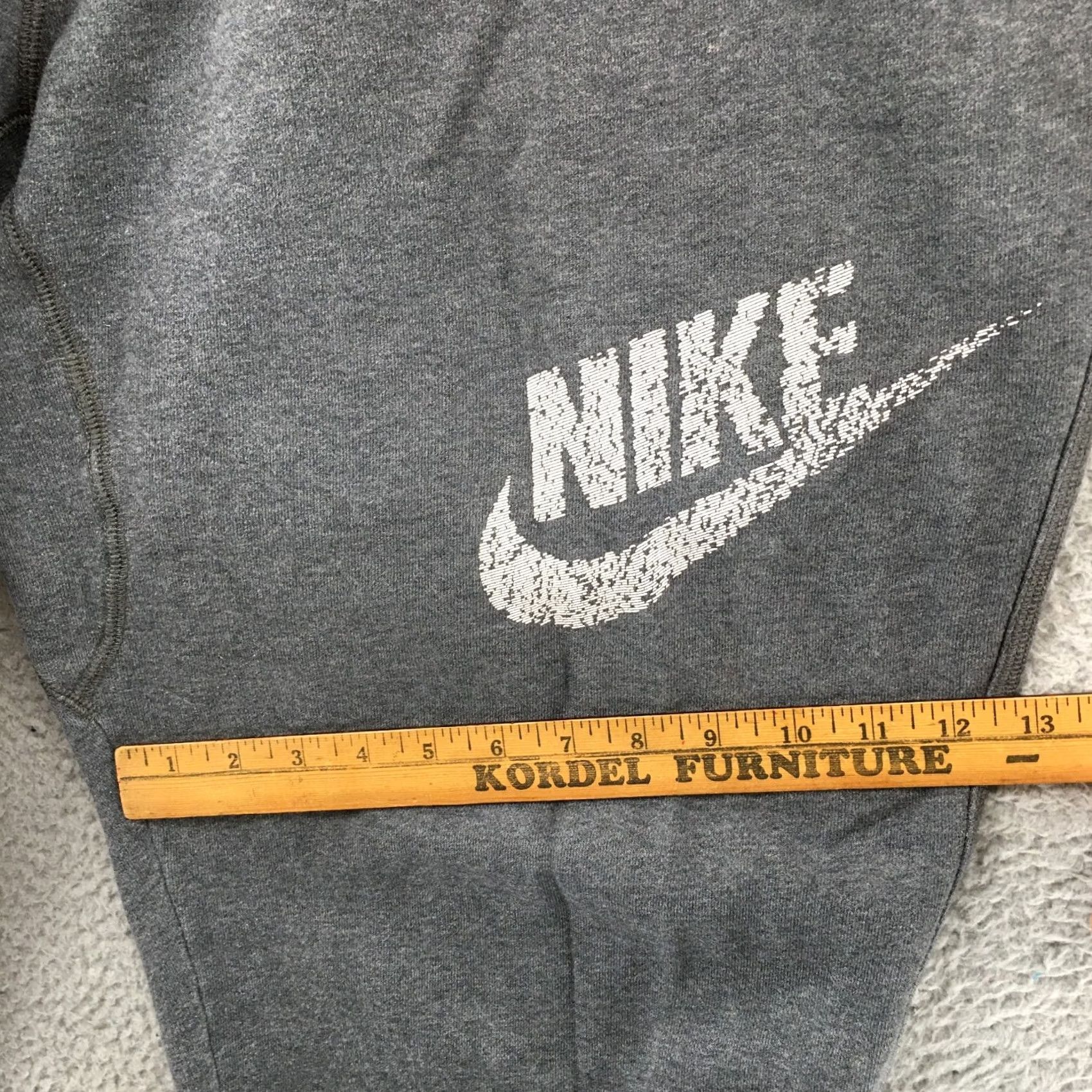 Nike Nike Jogger Pants Mens XXL Gray Mid Rise Elastic Waist Drawstring Pants Size US 39 - 4 Thumbnail