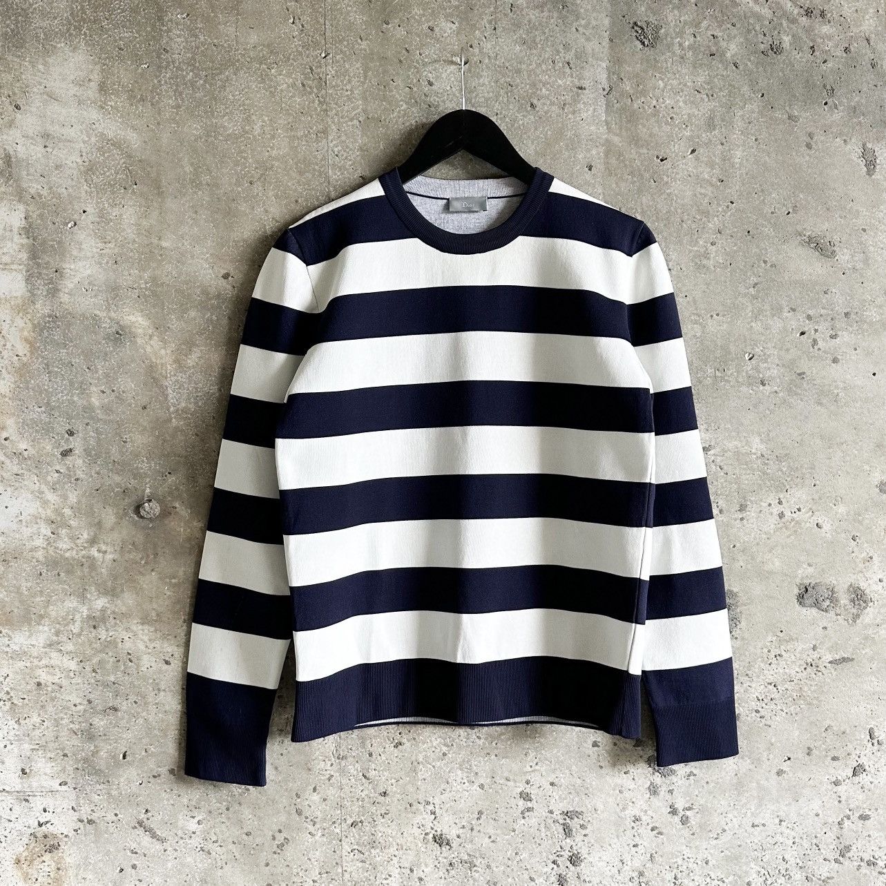 Dior Dior Homme Striped Crewneck Sweatshirt Size US S / EU 44-46 / 1 - 1 Thumbnail