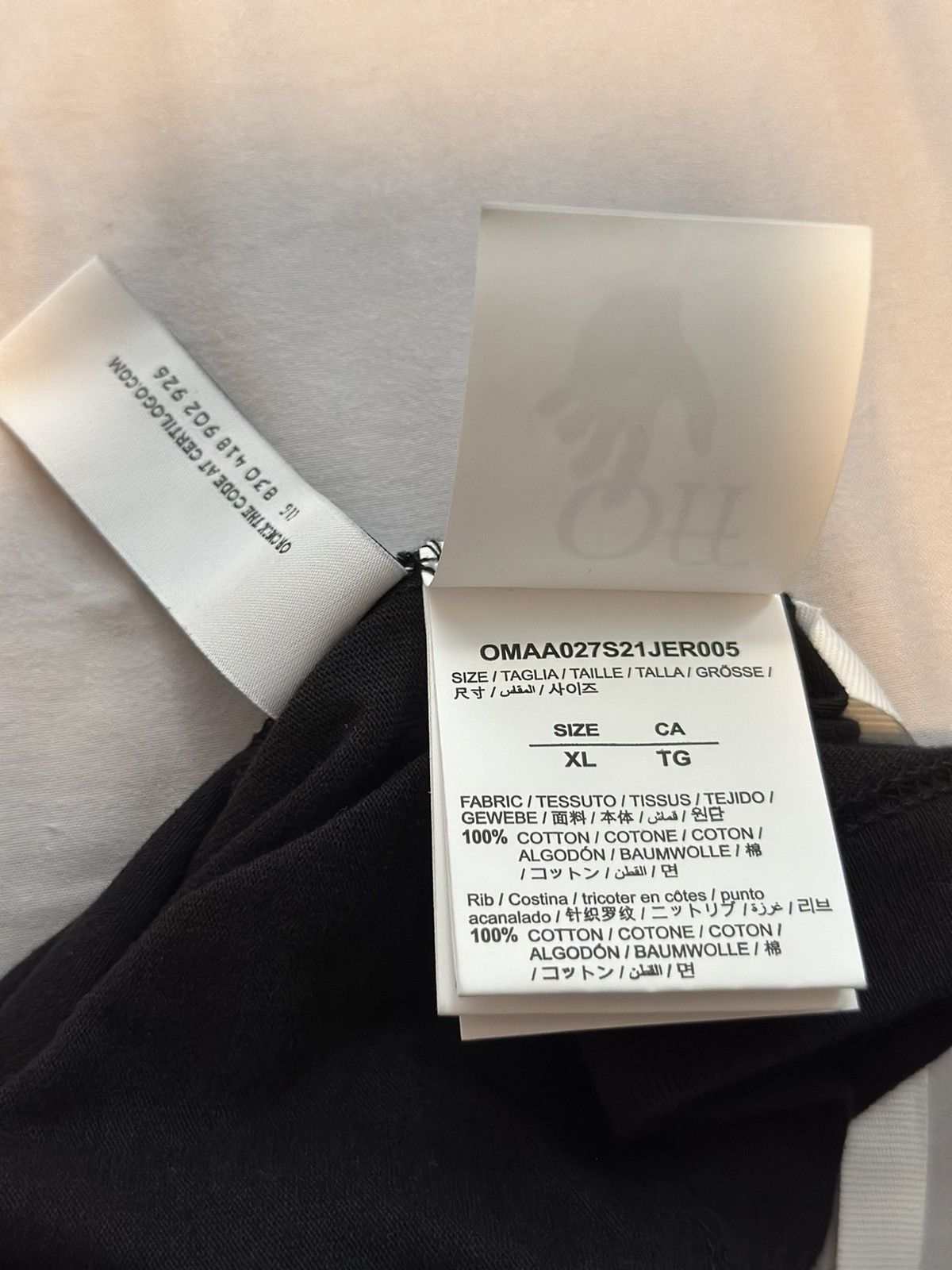 Off-White × Virgil Abloh Off White Spray Marker Slim Tee Size US XL / EU 56 / 4 - 7 Thumbnail