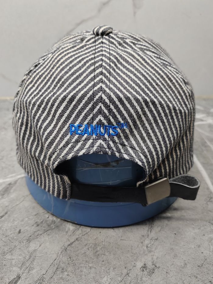 Peanuts Vintage Peanuts Snoopy Hickory Style Cap Hat Size ONE SIZE - 5 Thumbnail