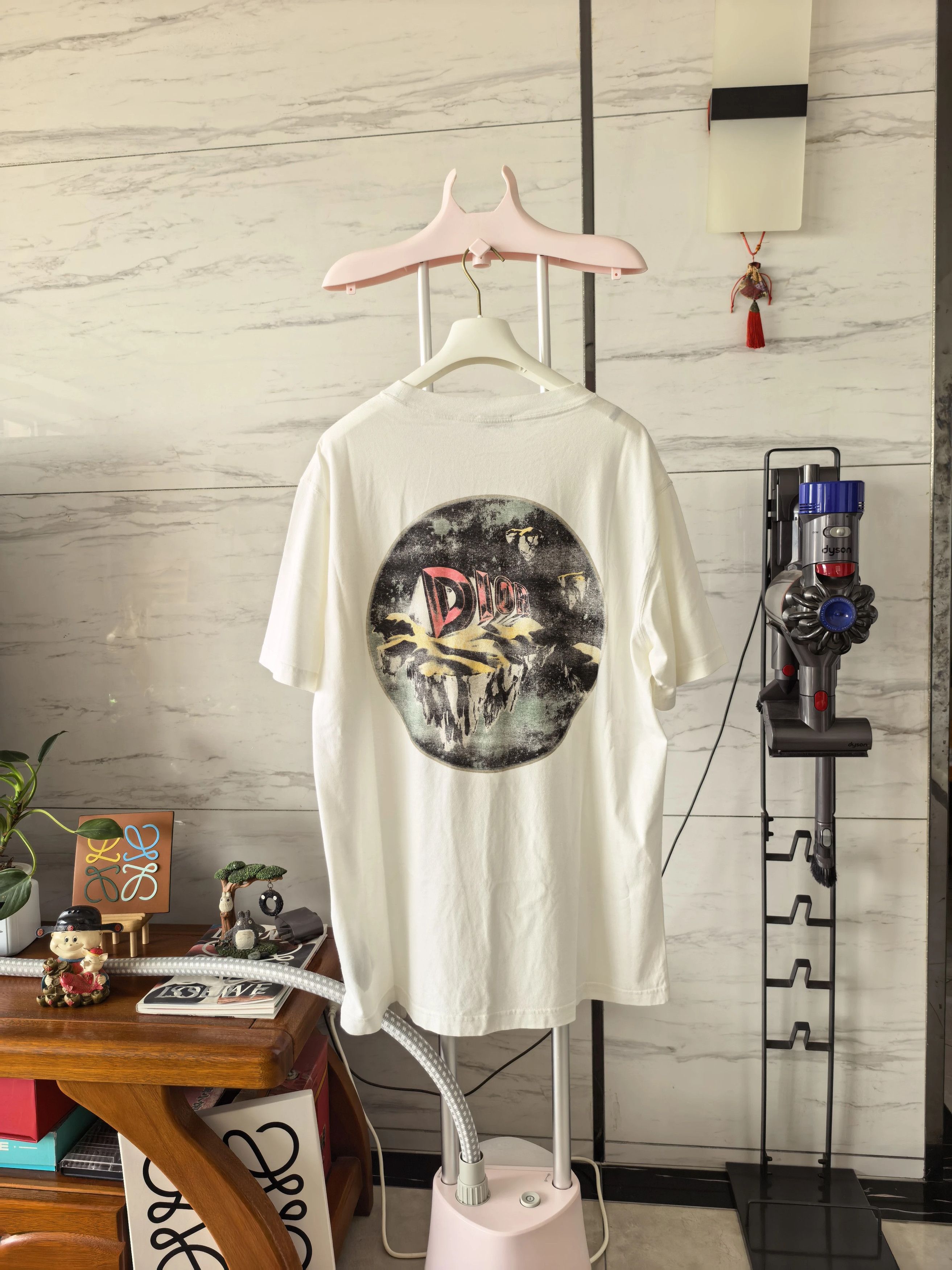 Dior Dior XL Printed Logo Short Sleeve Tee (Worn Once, Unwashed) Size US XL / EU 56 / 4 - 2 Thumbnail