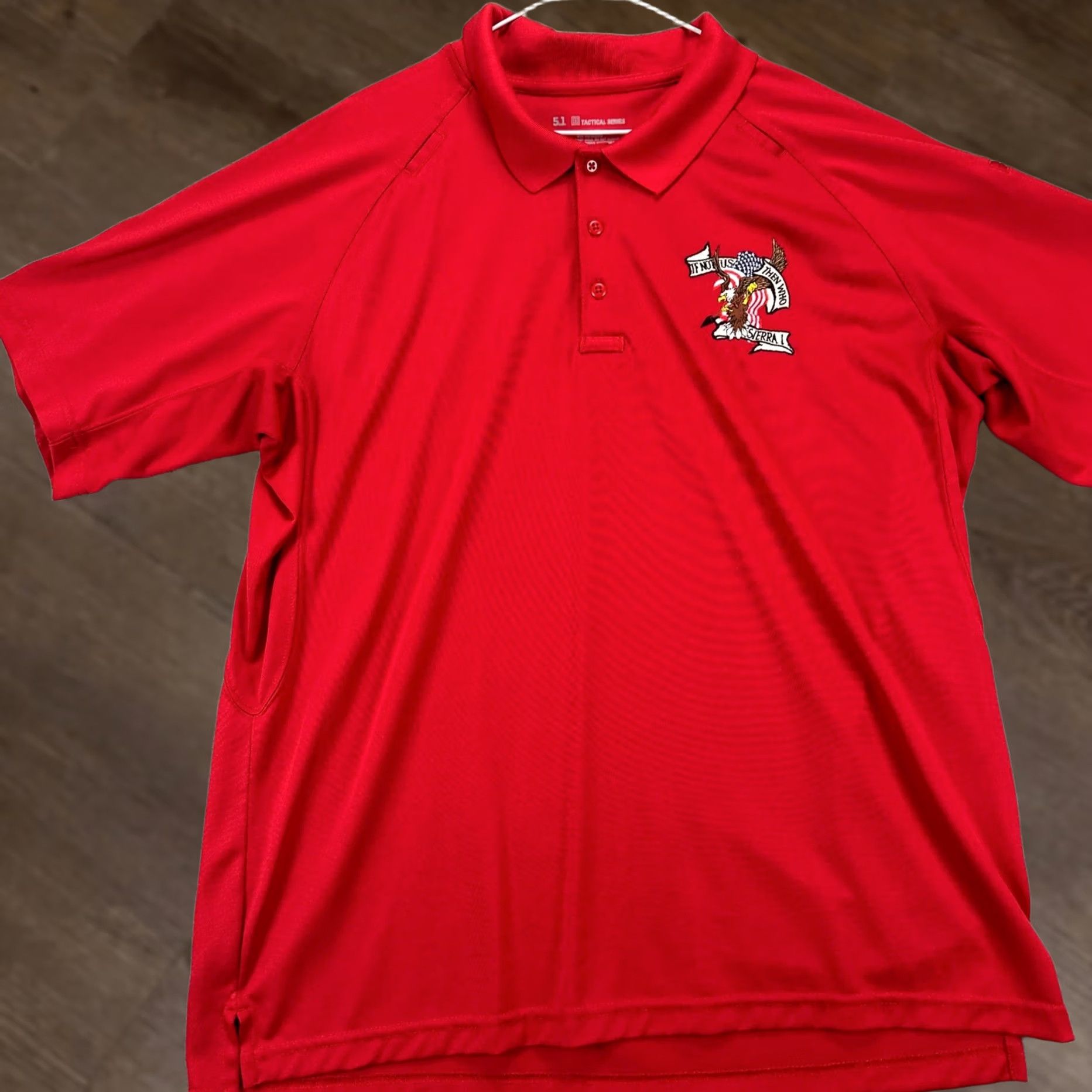 Vintage 5.11 Tactical Series Polo Shirt XL Red Mens Short Sleeve Logo Rugby Shirt Size US XL / EU 56 / 4 - 1 Thumbnail