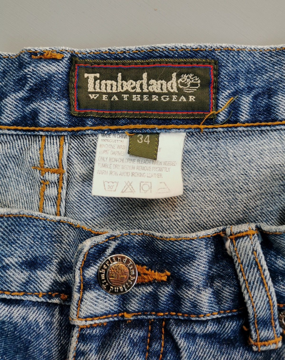 Timberland Vintage Timberland Weathergear Jeans (LG72) Size US 32 / EU 48 - 9 Thumbnail