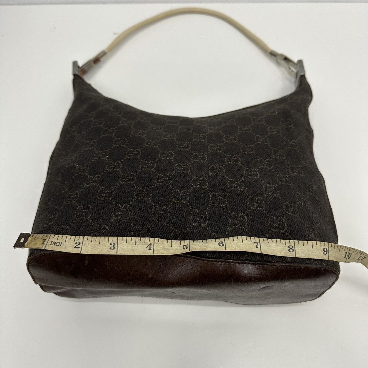 Gucci ‼️LAST DROP‼️ AUTHENTIC GUCCI GG HOBO SHOULDER HOBO BAG Size ONE SIZE - 12 Thumbnail