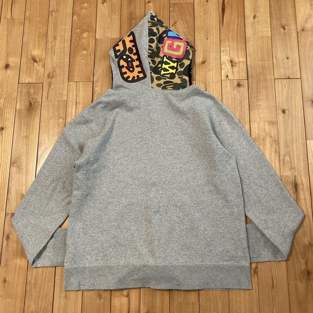 Bape BAPE CAMO Milo Shark Full Zip Hoodie a bathing ape Size US XL / EU 56 / 4 - 2 Thumbnail