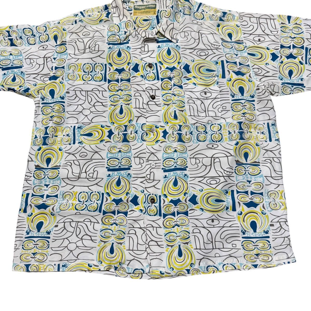 Sugar Cane Sugarcane Abstract Rayon Shirt Size US M / EU 48-50 / 2 - 6 Thumbnail
