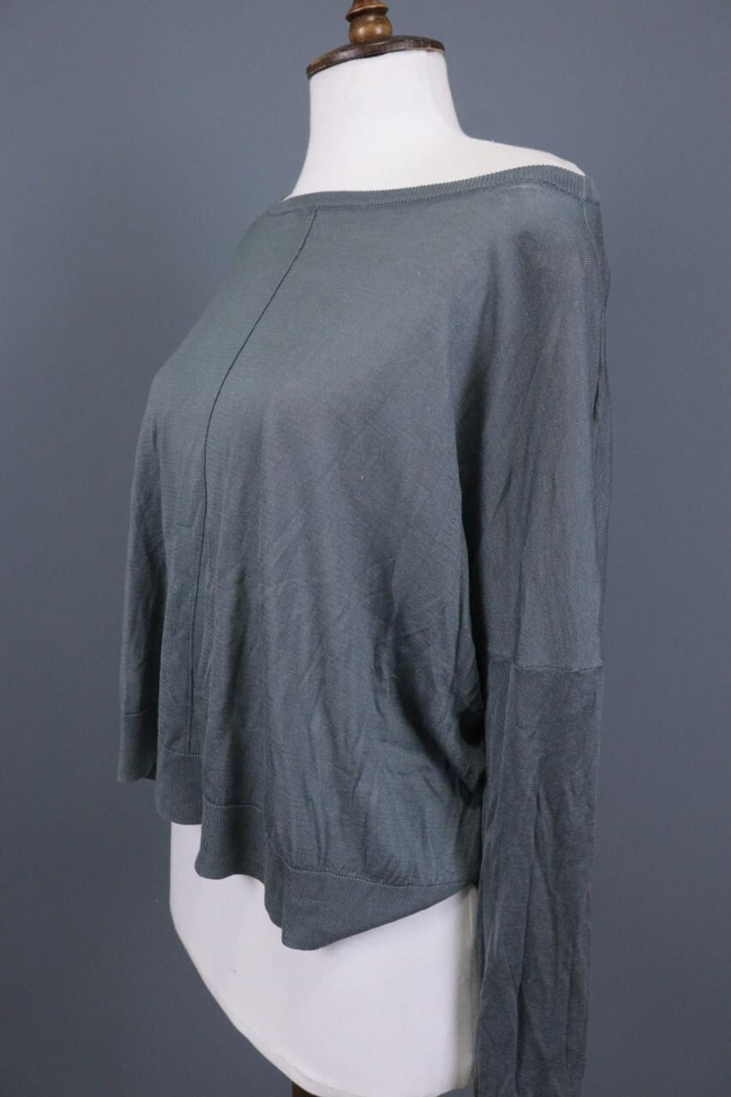 Designer Transit Par Such Gray Top Tunic Blouse Size 3 Size M / US 6-8 / IT 42-44 - 5 Thumbnail