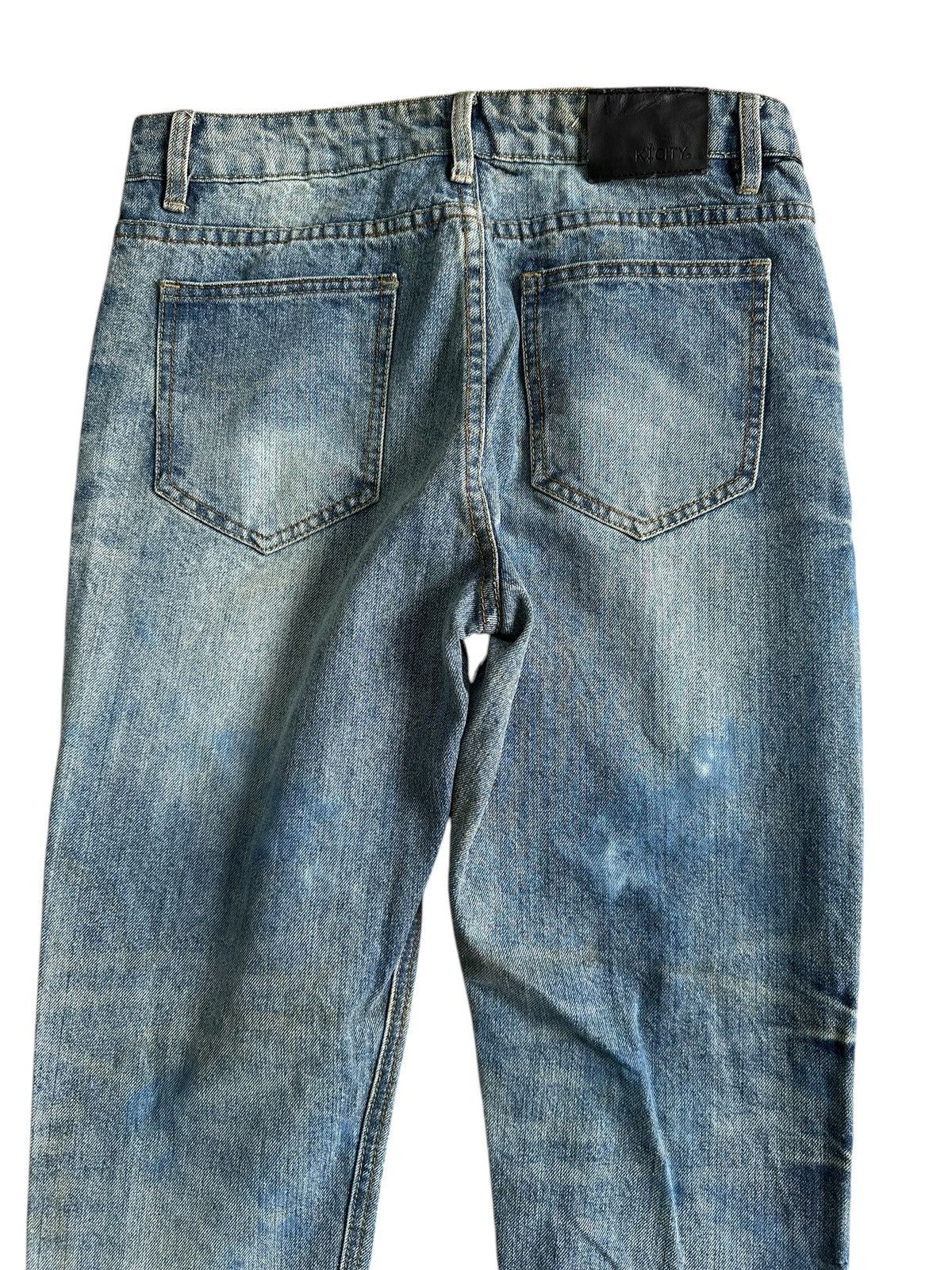 Hysteric Glamour ARCHIVE KILL CITY CRAZY SICK WASHED DENIM JEANS Size US 30 / EU 46 - 7 Thumbnail