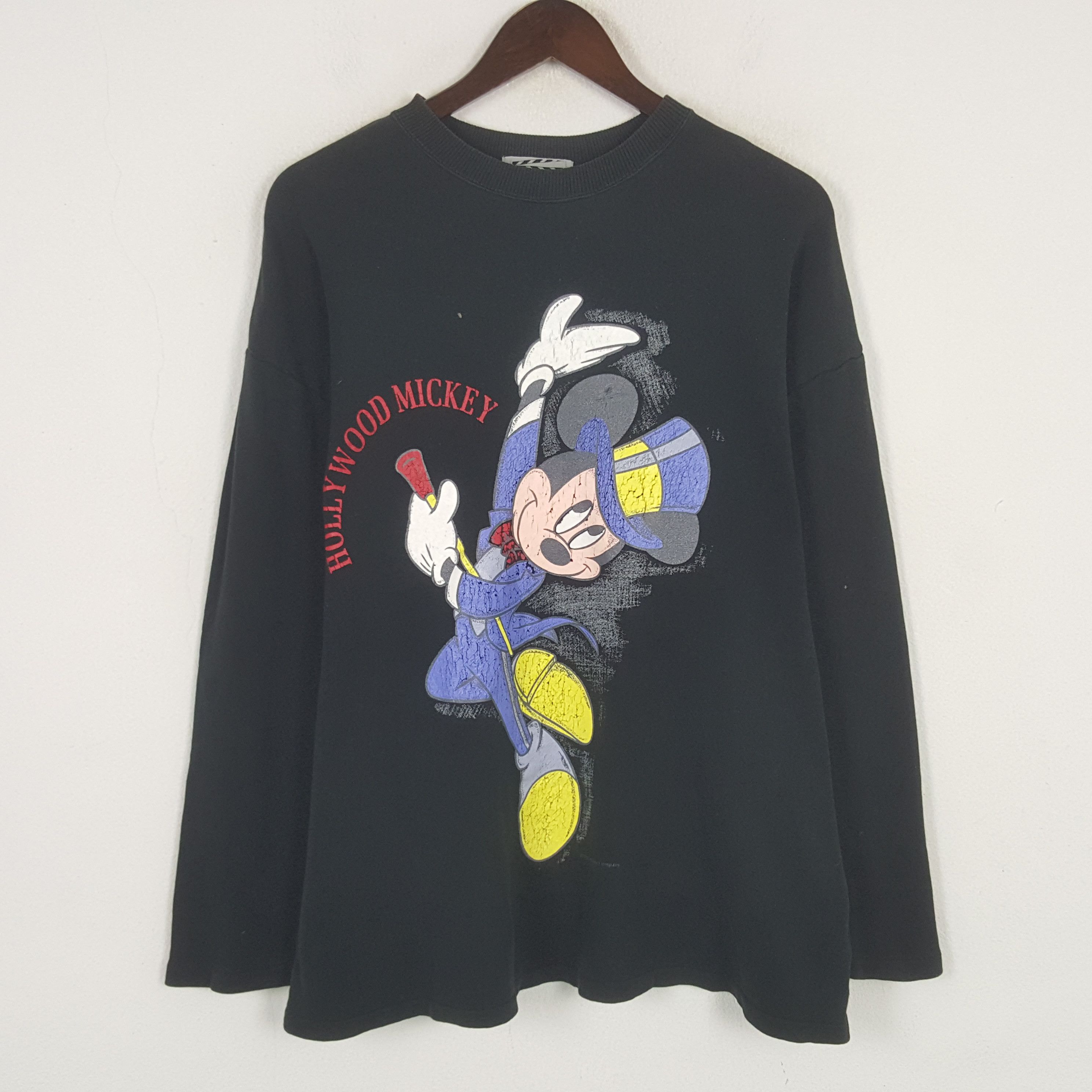 Disney × Mickey Mouse × Vintage Vintage Hollywood Mickey Sweatshirt Size US M / EU 48-50 / 2 - 1 Thumbnail