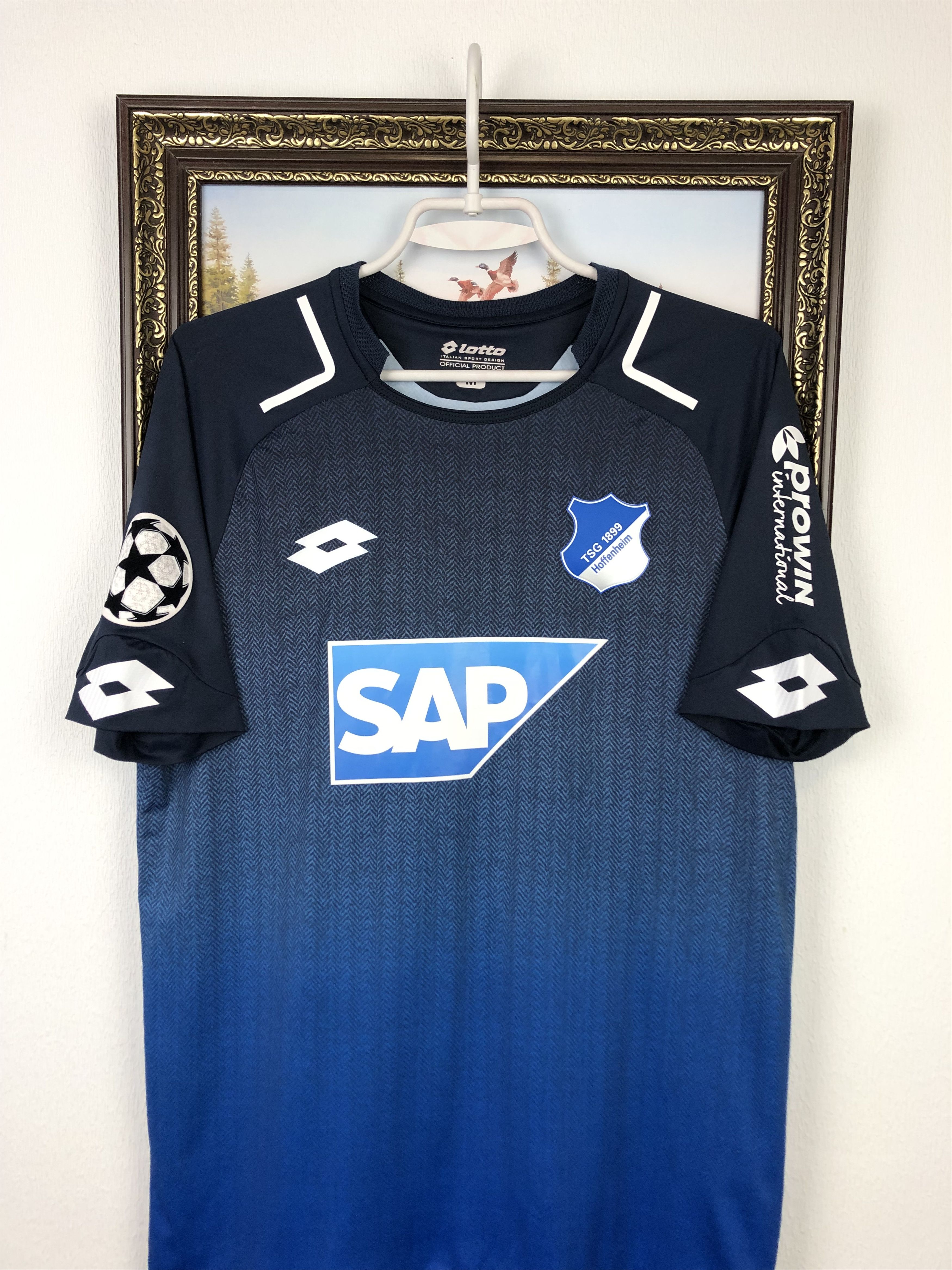 Lotto Sport 1899 Hoffenheim football shirt 2018 Soccer #18 Amiri Jersey Size US M / EU 48-50 / 2 - 4 Thumbnail