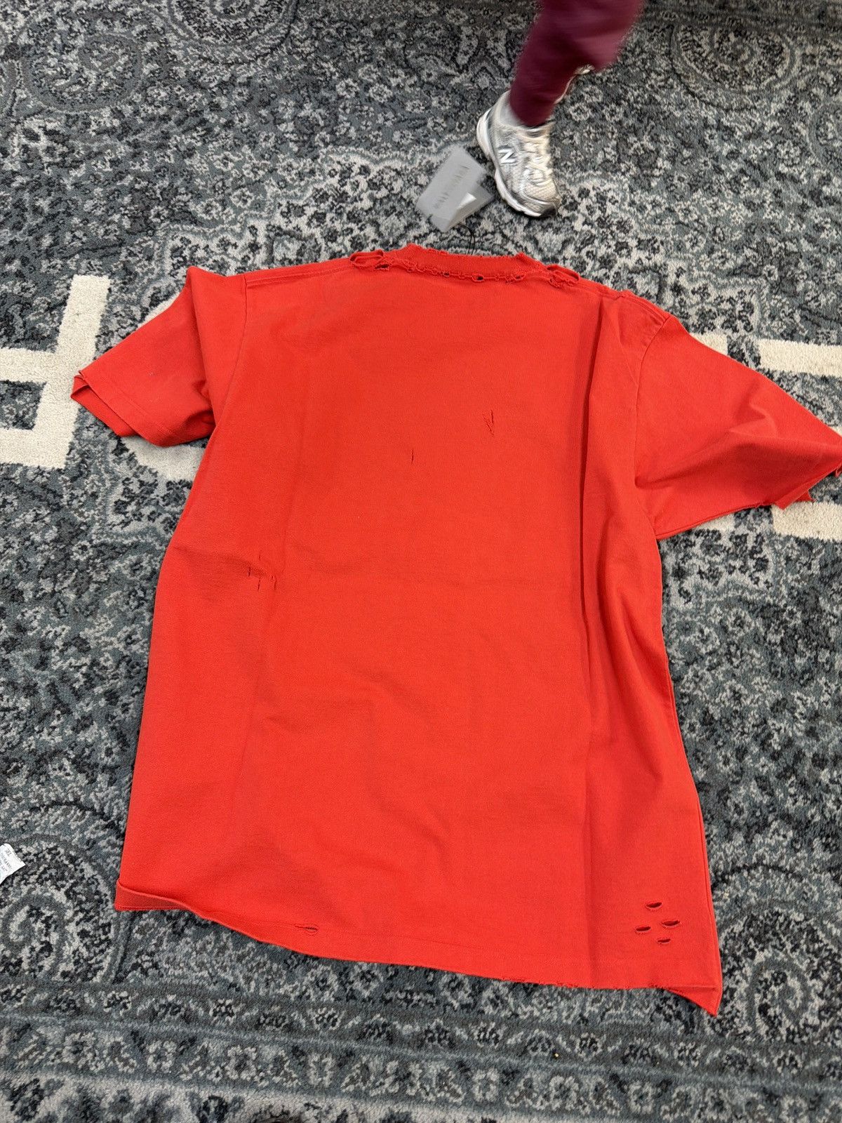 Balenciaga Balenciaga denma name tag t shirt red Size US XS / EU 42 / 0 - 2 Thumbnail