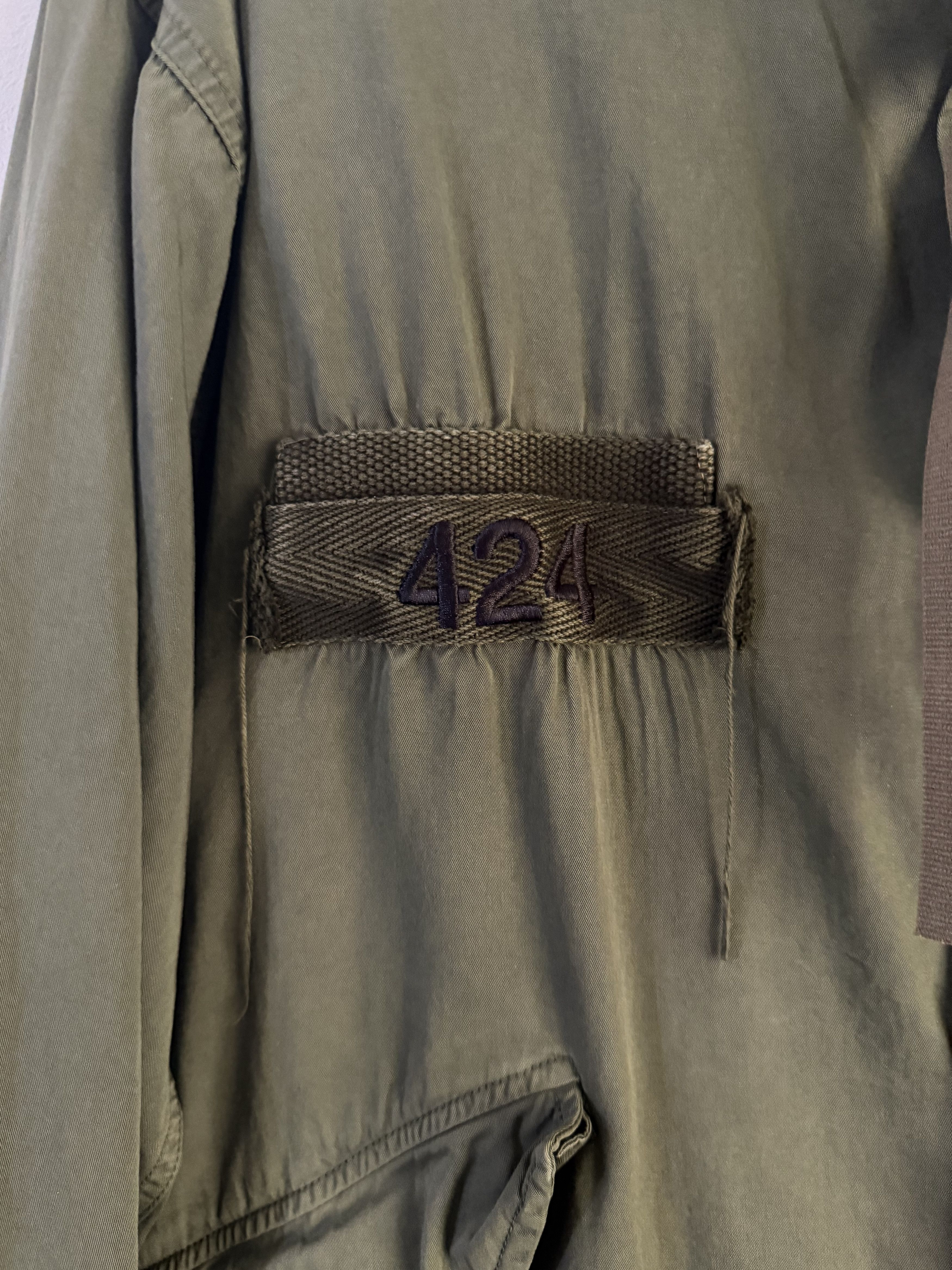 424 Graphic Patched Military Field Parka Size US XL / EU 56 / 4 - 8 Thumbnail