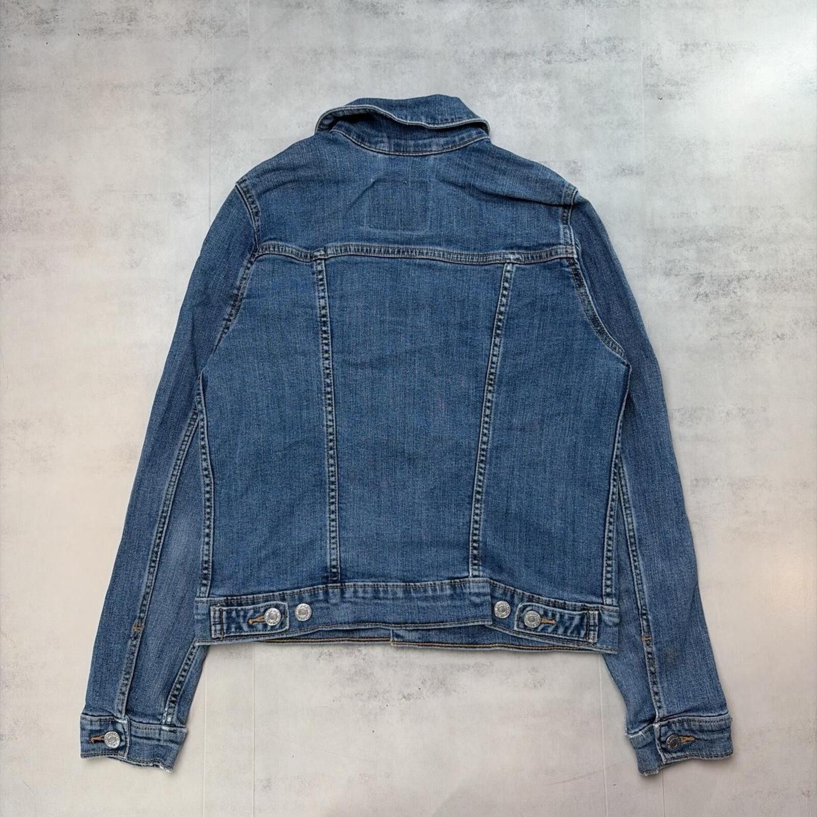 Levi's Y2K Blue Levi’s Grunge Trucker Denim Jacket Size S / US 4 / IT 40 - 6 Thumbnail