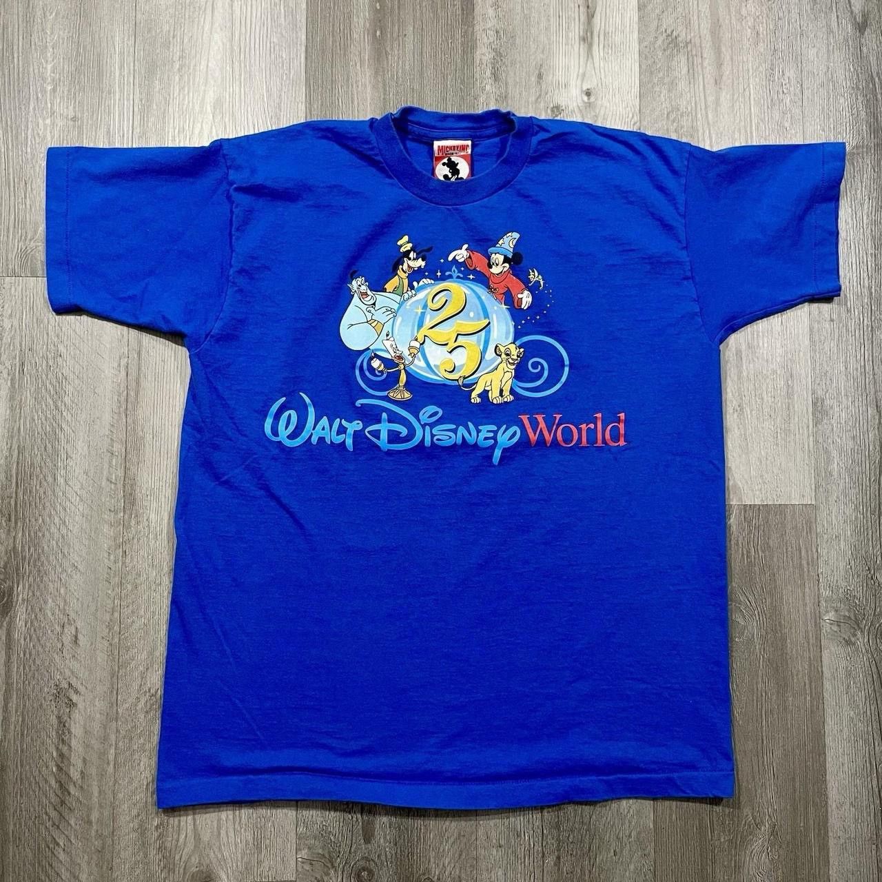 Disney × Mickey Inc × Vintage Vintage 1997 Walt Disney 25th Anniversary Exclusive Tshirt Size US XL / EU 56 / 4 - 1 Thumbnail