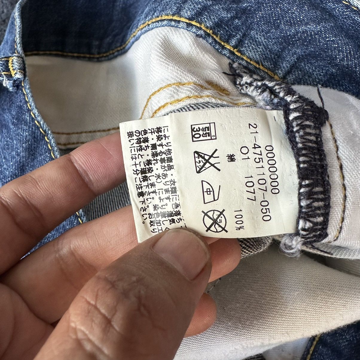 Tommy Hilfiger × Vintage Tommy Red Camo Label Blue Washed Denim D700 Size US 36 / EU 52 - 11 Thumbnail