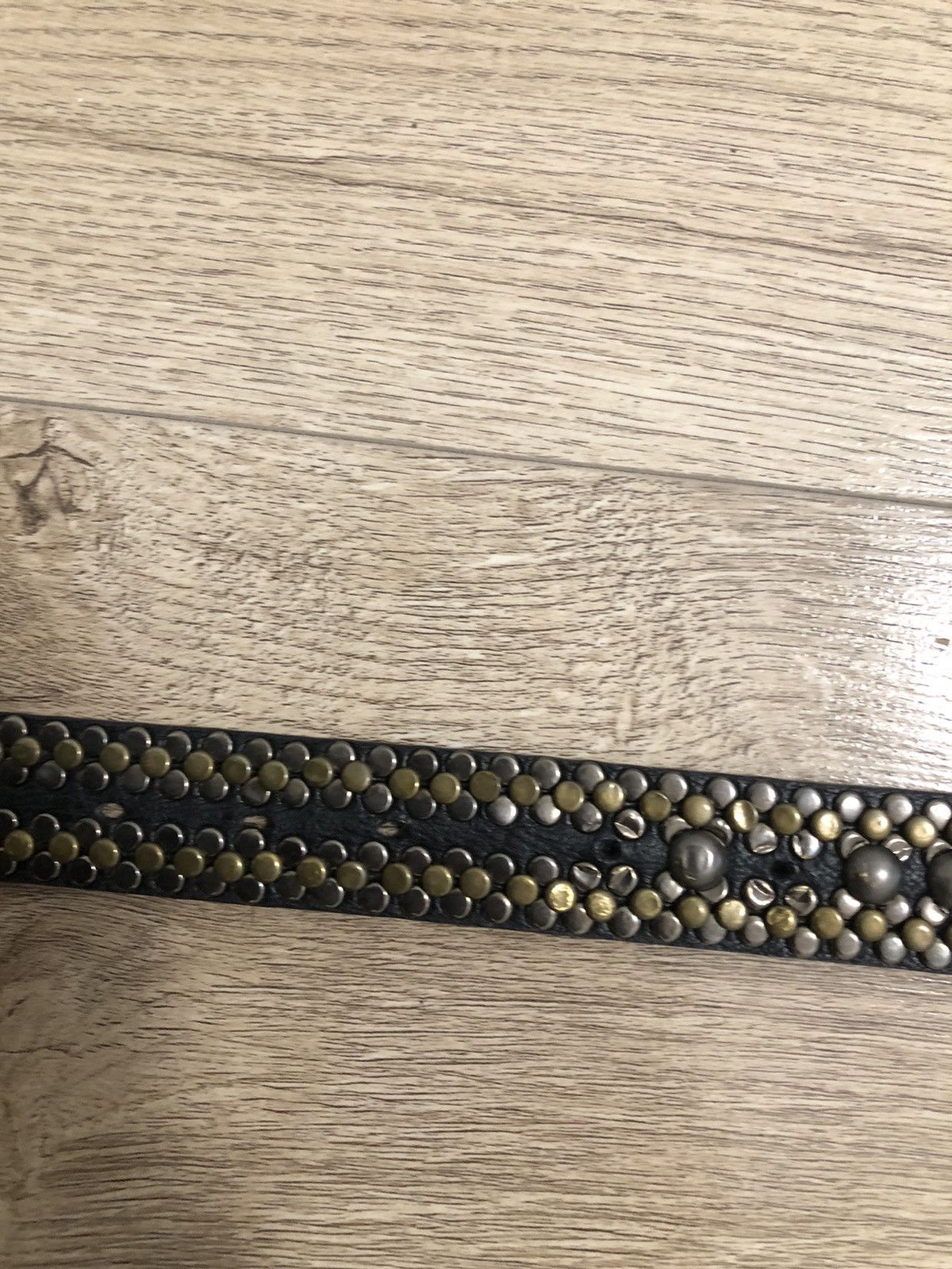 Other Vintage Belts Y2K Rhinestones Punk leather belt Japanese Size ONE SIZE - 3 Thumbnail