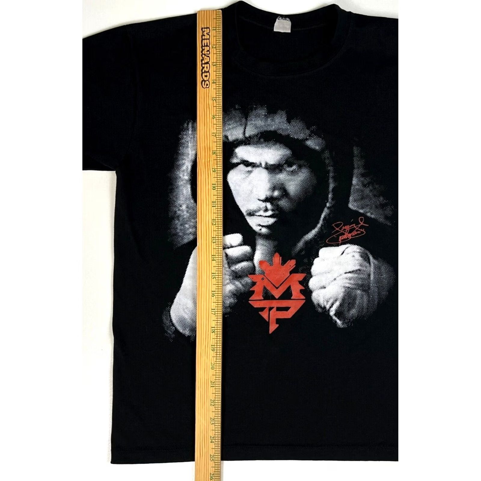Vintage Manny Pacquiao Men's Vintage T-Shirt Boxing Sz S Black Short Sleeve Crew Neck Shirt Mens XS/Small Size US S / EU 44-46 / 1 - 6 Thumbnail