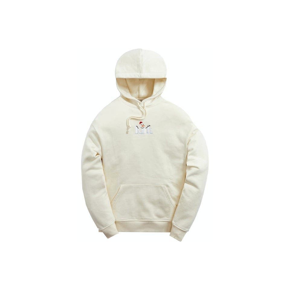 image of Kith Snowman Hoodie in Cream, Men's (Size Small)