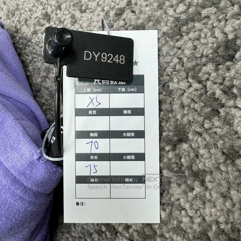 Balenciaga Balenciaga Ripped destroyed logo hoodie in lavender Size US XS / EU 42 / 0 - 6 Thumbnail