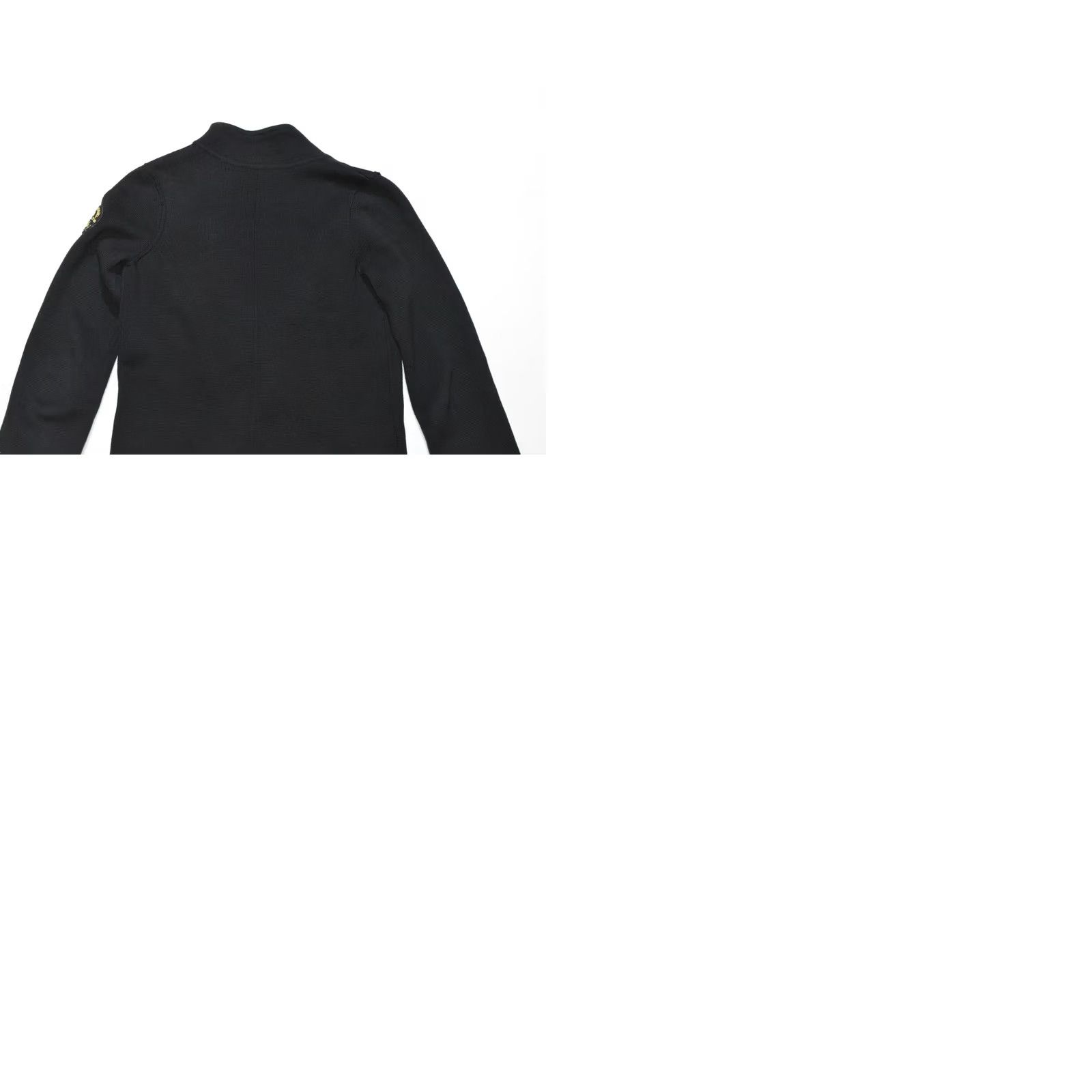 Vintage Wmns Sonia Rykiel x H&M Pima Cotton Sweater Blazer Jacket XS Women Cardigan Black 100% Cotton 1990s 2000s Men/Women not applicable Size XS / US 0-2 / IT 36-38 - 9 Thumbnail