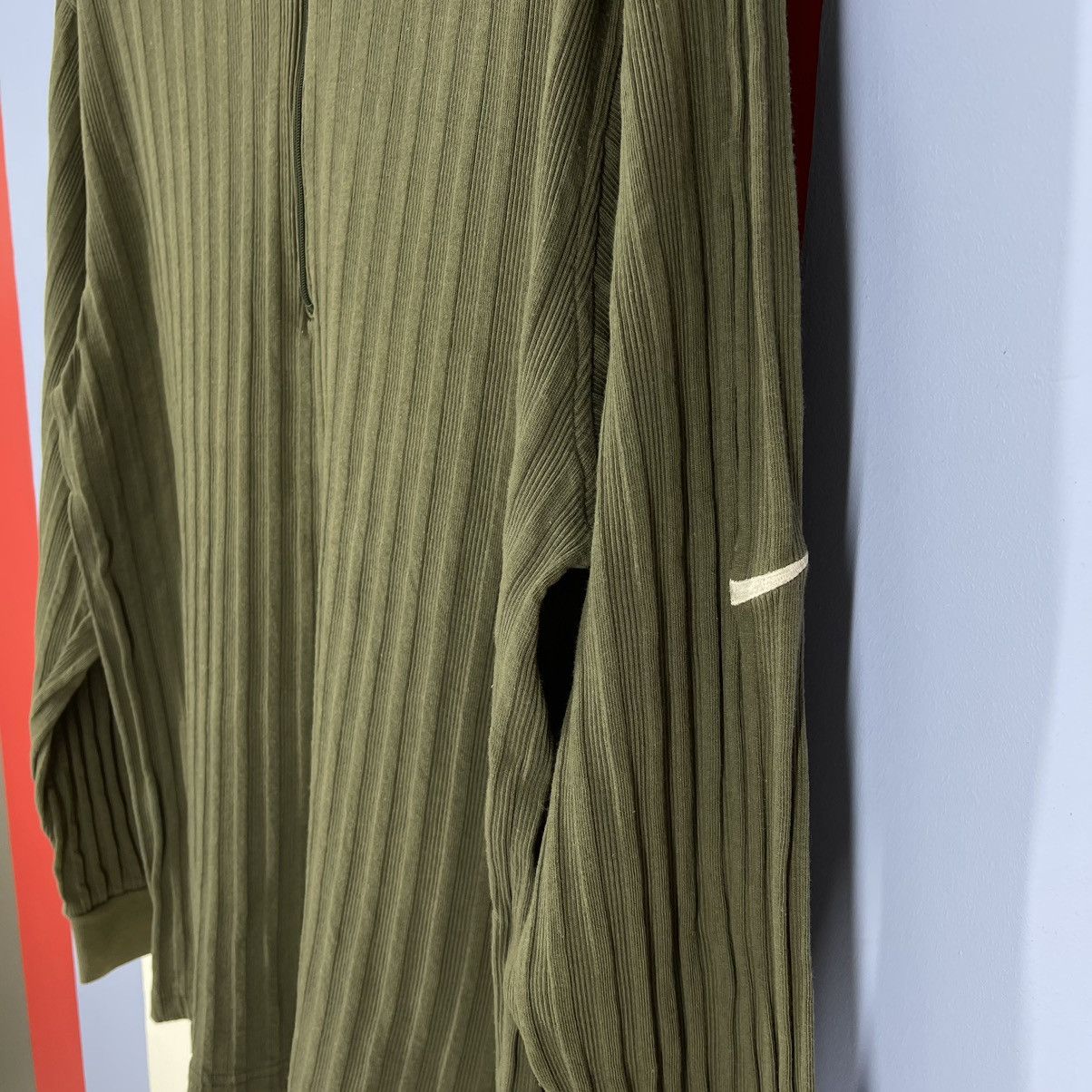 Nike Vintage NIKE GOLF Quilted Long Sleeve Polo Tees #1488/AY Size US L / EU 52-54 / 3 - 3 Thumbnail