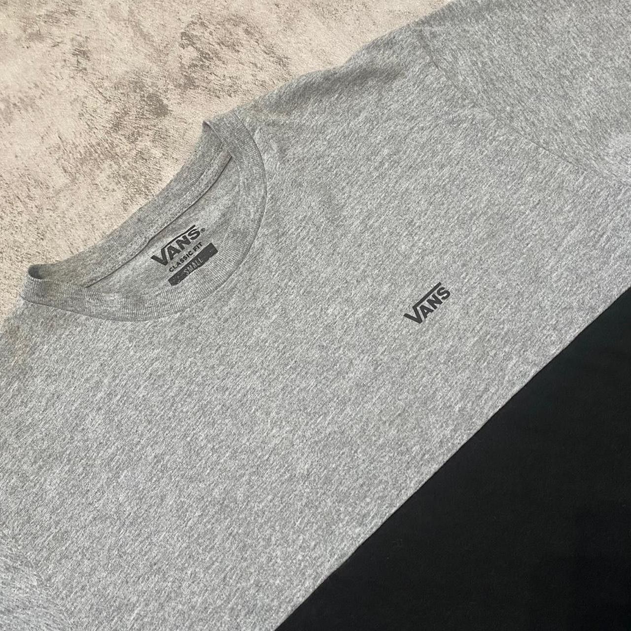 Vans Grey and black Vans cotton t-shirt #skater Size US S / EU 44-46 / 1 - 3 Thumbnail
