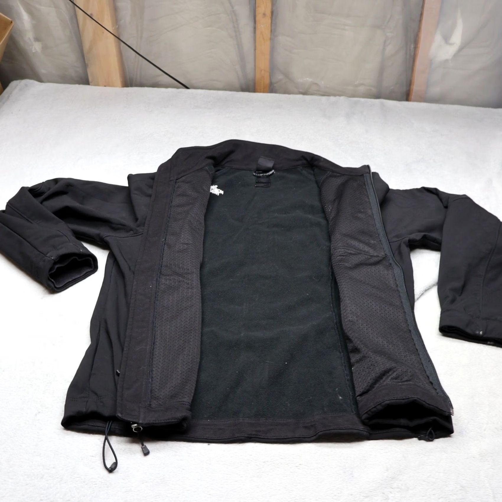 The North Face North Face Jacket Women XL BLK Softshell Wind Rain Full Zip Light Outdoor Hiking Size XL / US 12-14 / IT 48-50 - 6 Thumbnail