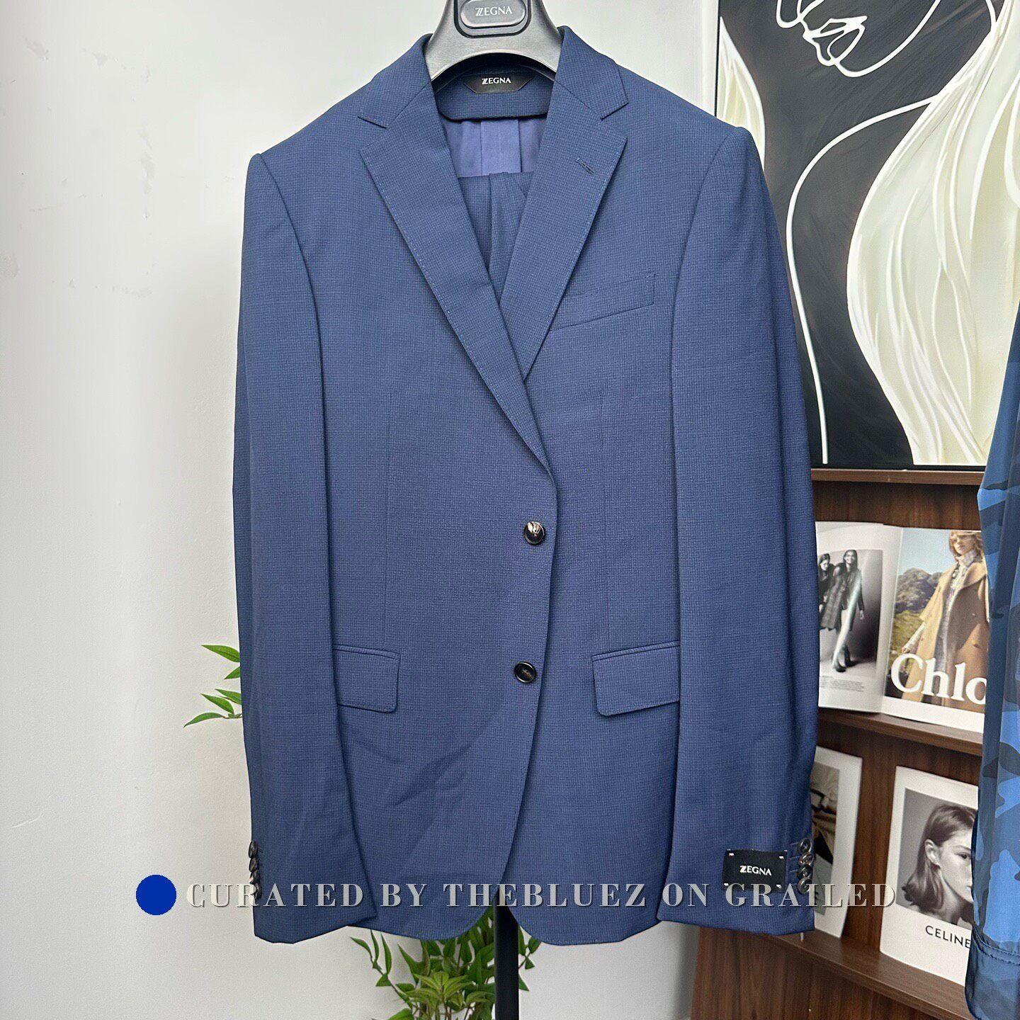 Ermenegildo Zegna Ermenegildo Zegna Wool Check Suit Set 50 Size US M / EU 48-50 / 2 - 1 Thumbnail