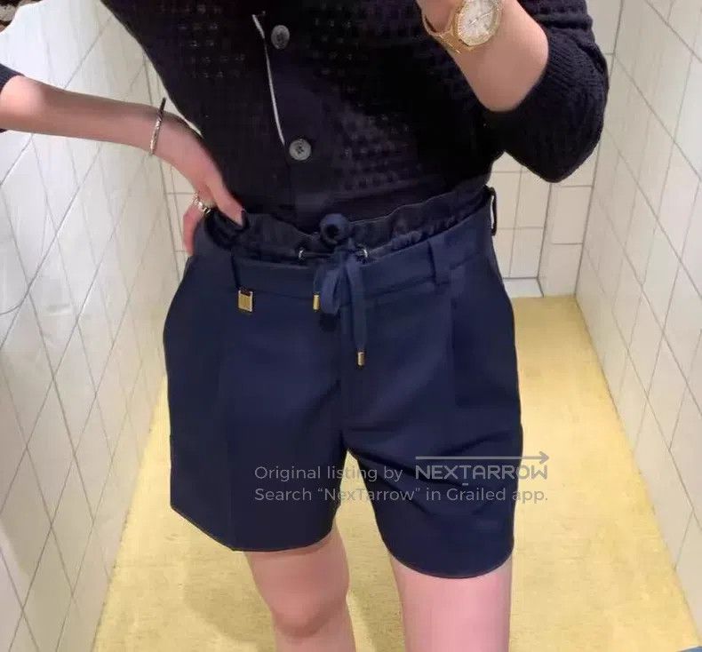 Louis Vuitton Louis Vuitton 23 navy wool drawstring casual straight leg Size US 38 / EU 54 - 9 Thumbnail