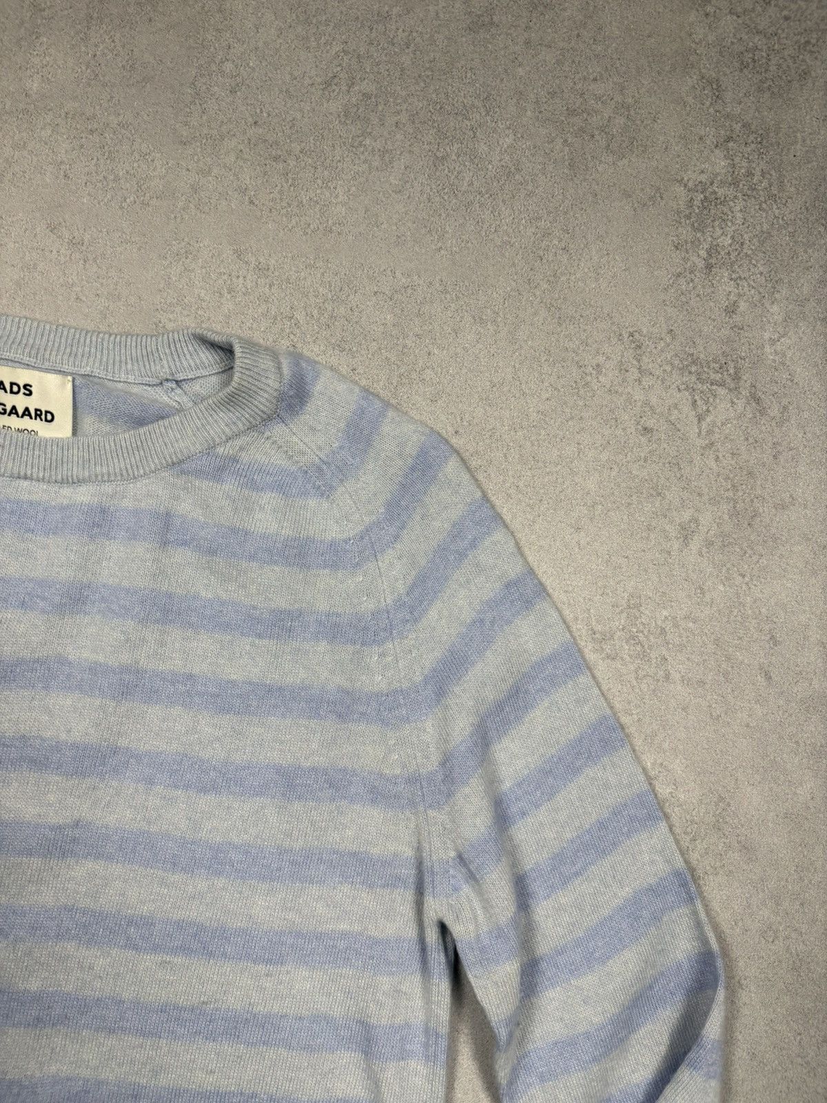 Mads Norgaard Mads Norgaard Cosy Recy Stripe Knit Sweater Light Blue S Size S / US 4 / IT 40 - 2 Thumbnail