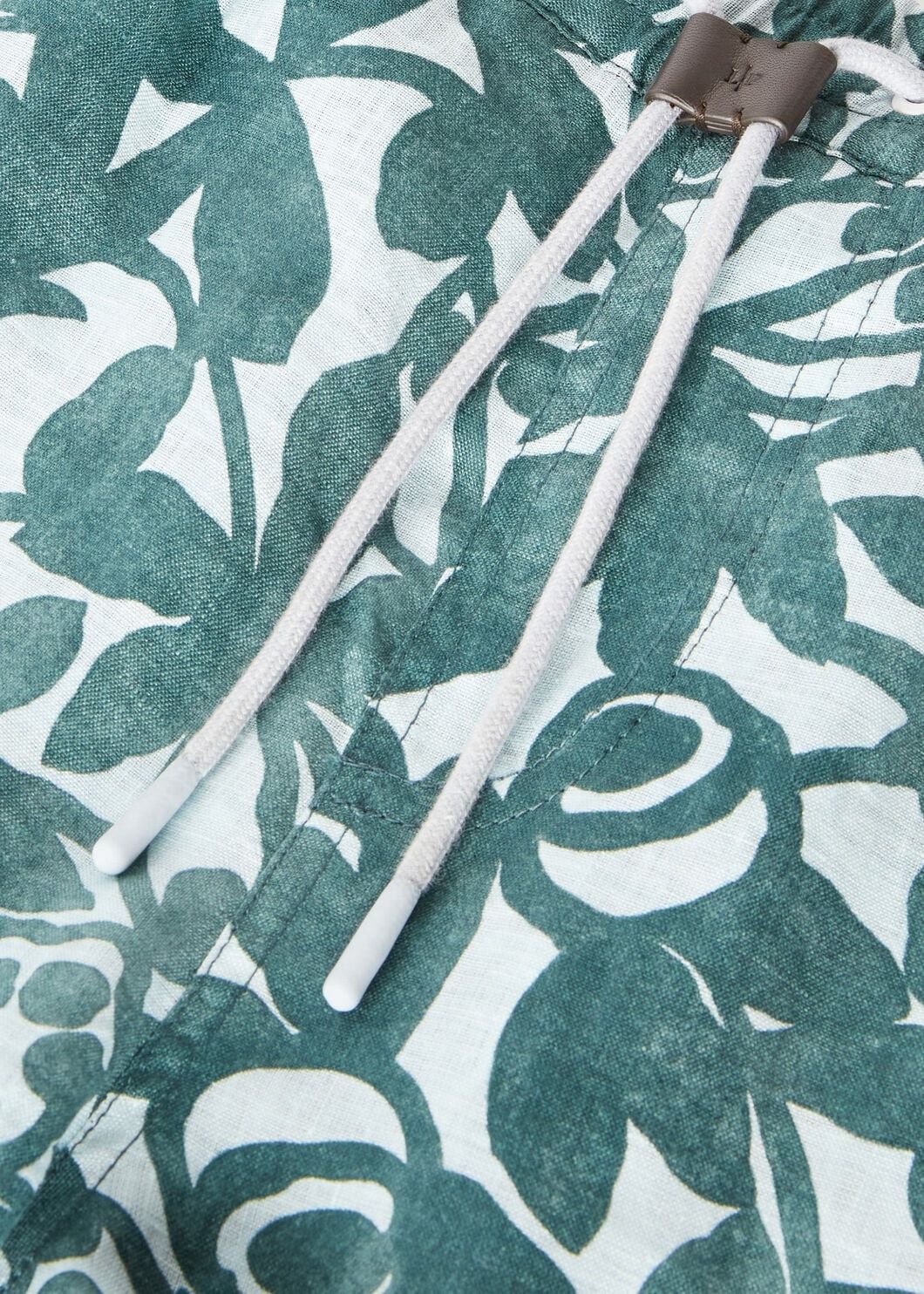 Loro Piana o1w1db10725 FAO7676 Bay Bermuda Short in Green/White Size US 32 / EU 48 - 7 Thumbnail