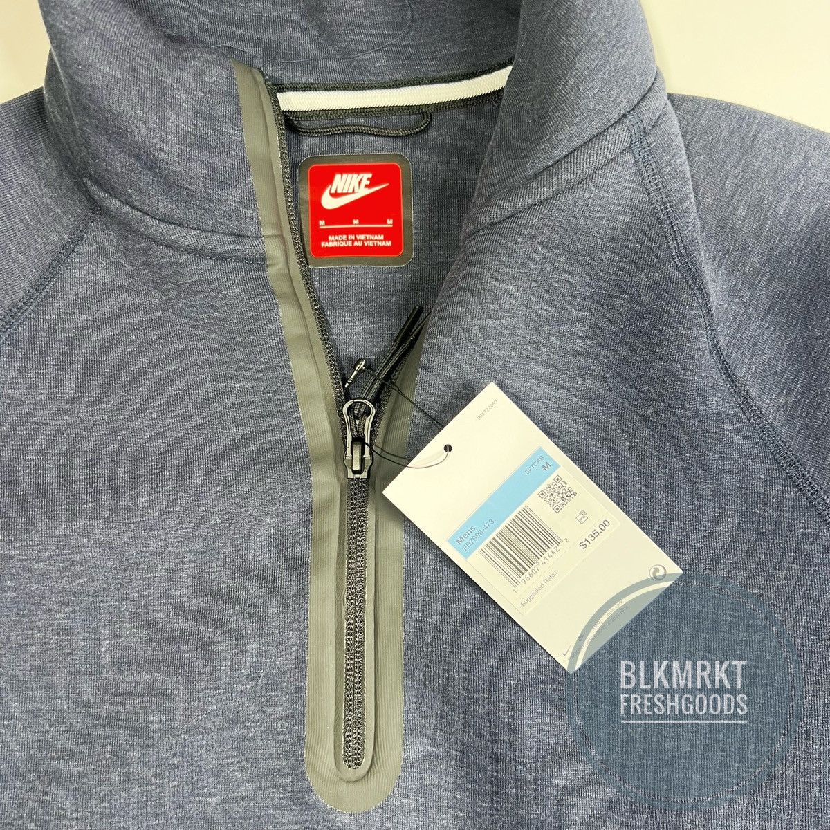 Nike Nike Tech Fleece Sweatshirt Blue1/2 Zip M Size US M / EU 48-50 / 2 - 4 Thumbnail