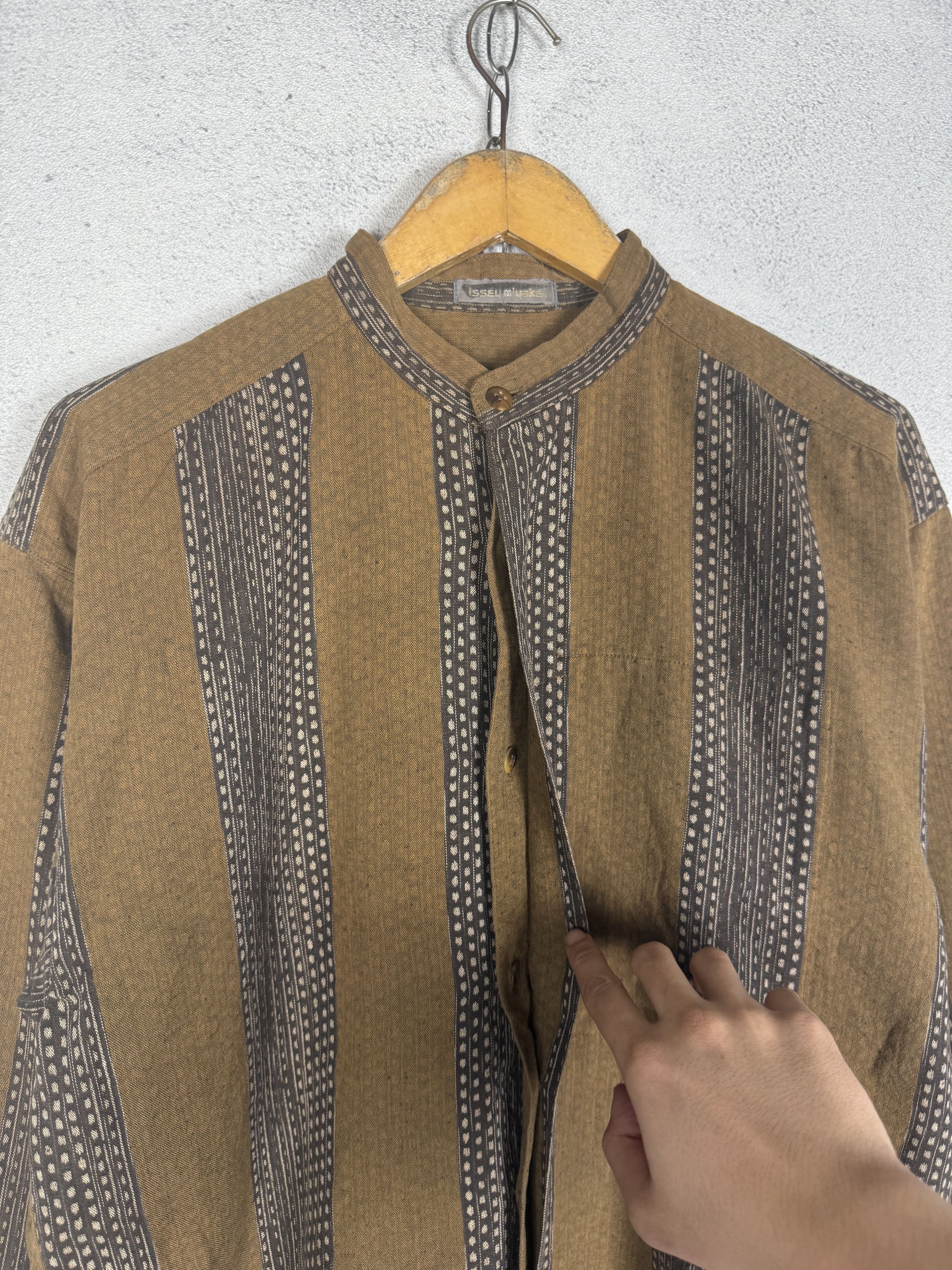 Issey Miyake Vintage 90s Issey Miyake Abstract Pattern Shanghai Shirt Size US M / EU 48-50 / 2 - 4 Thumbnail