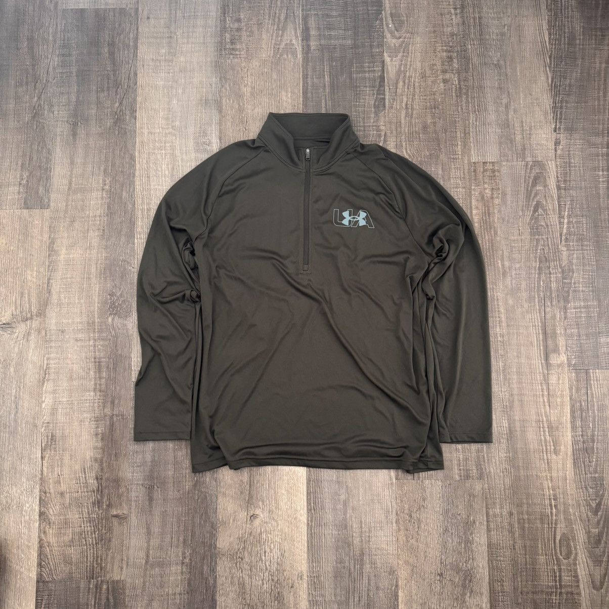 Under Armour UNDER ARMOUR • 1/4 Zip "Green" (XL) Size US XL / EU 56 / 4 - 1 Thumbnail