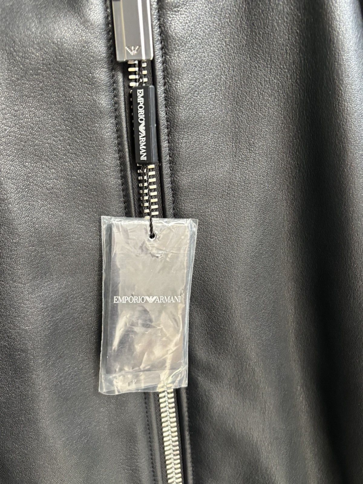 Emporio Armani Beautiful emporio Armani leather jacket Size US M / EU 48-50 / 2 - 2 Thumbnail